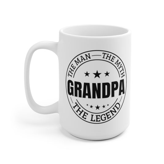 "The Man, Myth, Legend - Grandpa" Ceramic Mug