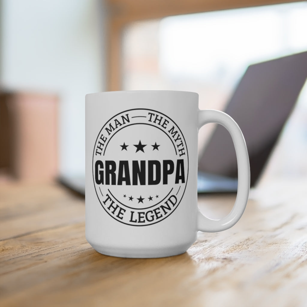 "The Man, Myth, Legend - Grandpa" Ceramic Mug