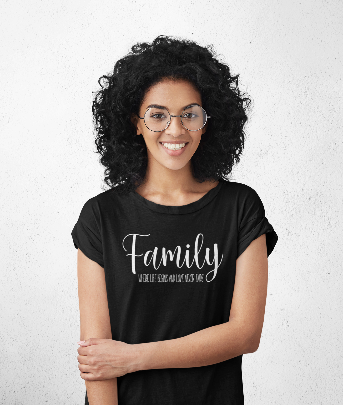 "Family Where Life Begins" Unisex T-Shirt