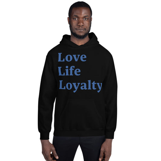 "Love Life Loyalty" Slim Fit Hoodie