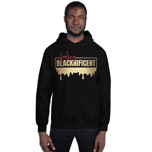 "Feeling Blacknificent" Unisex Slim Fit Hoodie