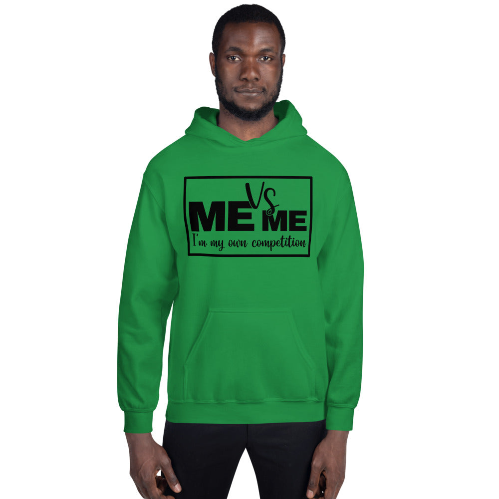 "Me vs Me" Slim Fit Unisex Hoodie