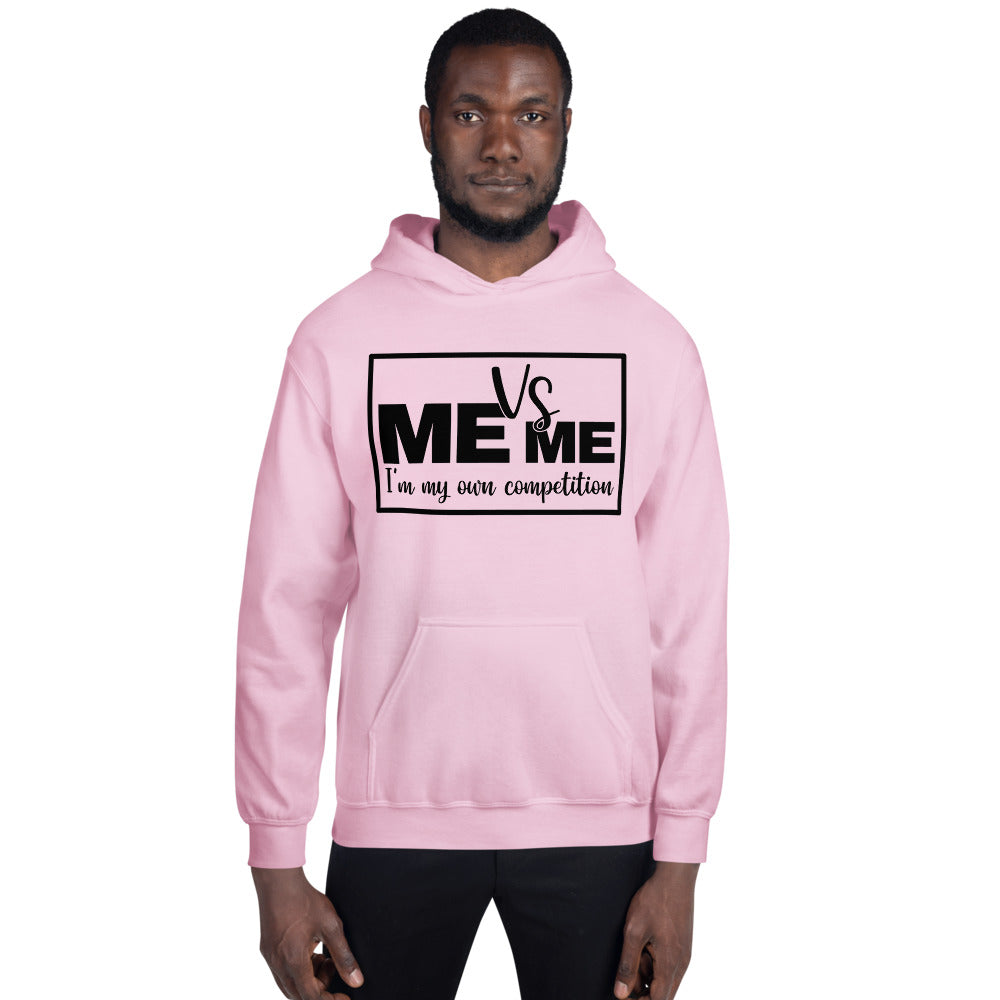 "Me vs Me" Slim Fit Unisex Hoodie