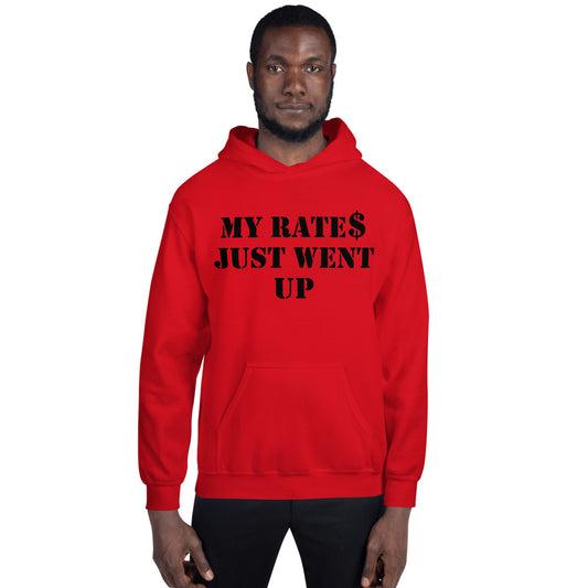 "My Rates" Unisex Slim Fit Hoodie