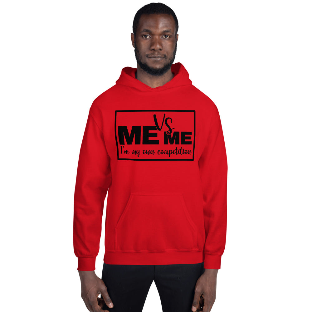 "Me vs Me" Slim Fit Unisex Hoodie