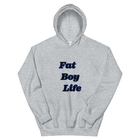 "FatBoyLife" Slim Fit 2D Hoodie