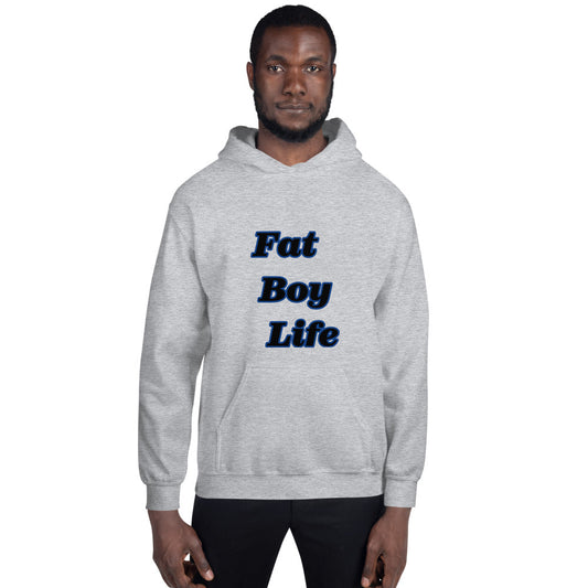 "FatBoyLife" Slim Fit 2D Hoodie