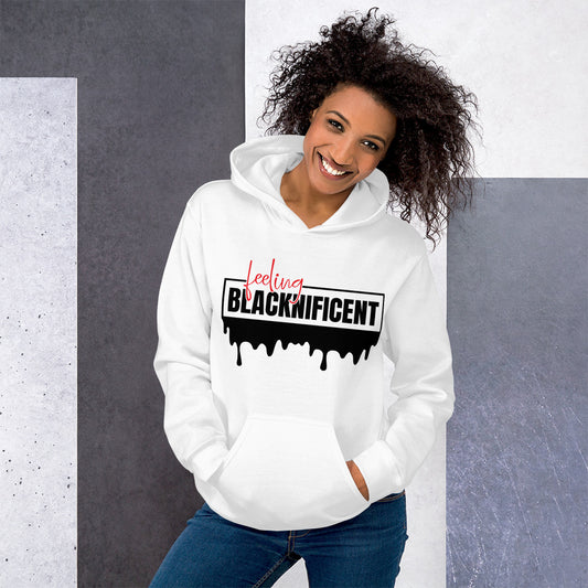 "Feeling Blacknificent" Unisex Slim Fit Hoodie