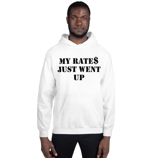 "My Rates" Unisex Slim Fit Hoodie