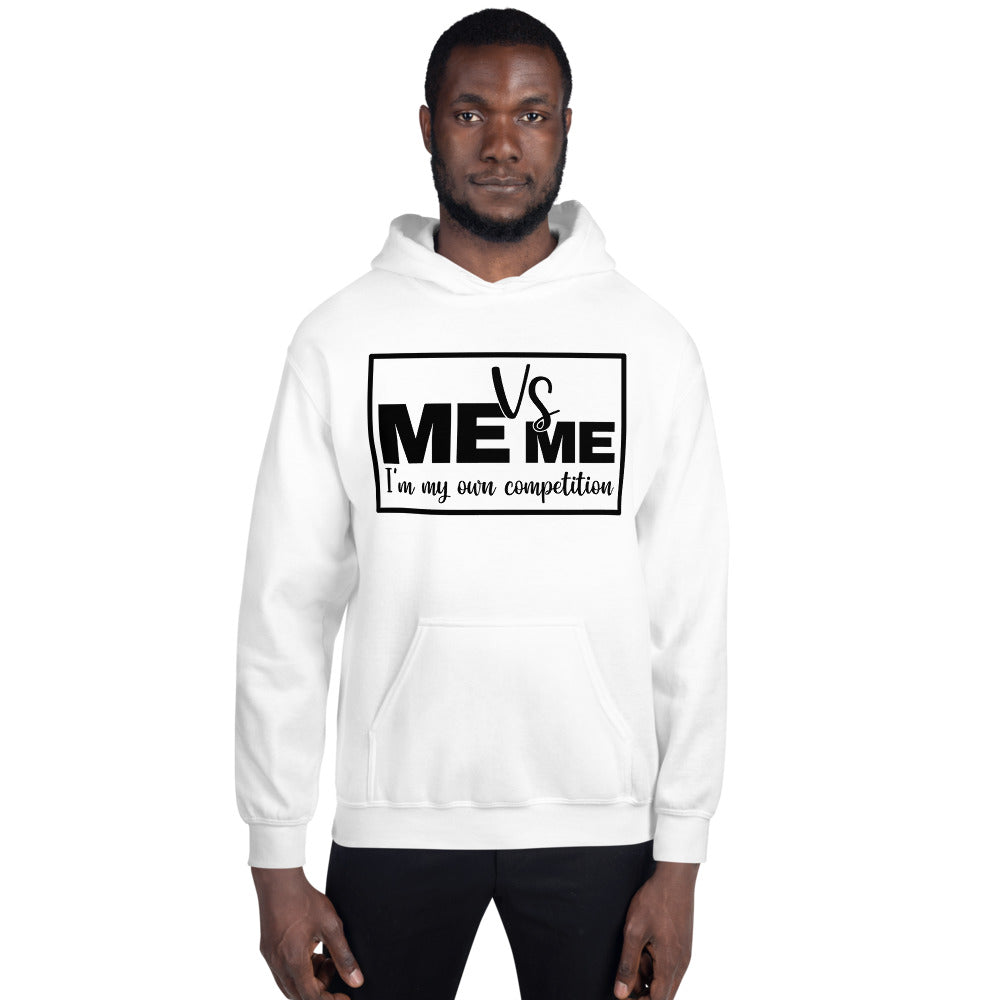 "Me vs Me" Slim Fit Unisex Hoodie